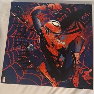 Marvel Spider-Man Dynamic Wall Art - Red, Blue, and Black